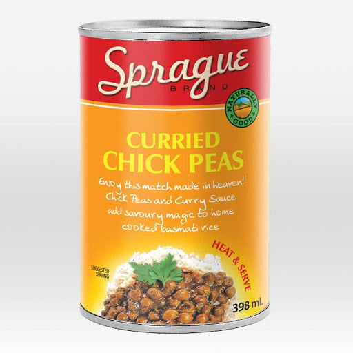 SPRAGUE CURRIED CHICK PEAS [398 ml]