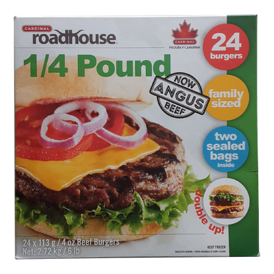 ROADHOUSE 1/4 POUND BURGERS [2.72 kg]