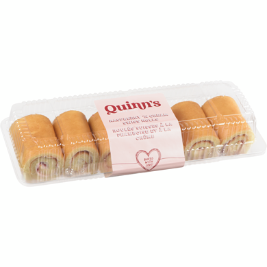 QUINNS SWISS ROLL RASPBERRY [400 GR]