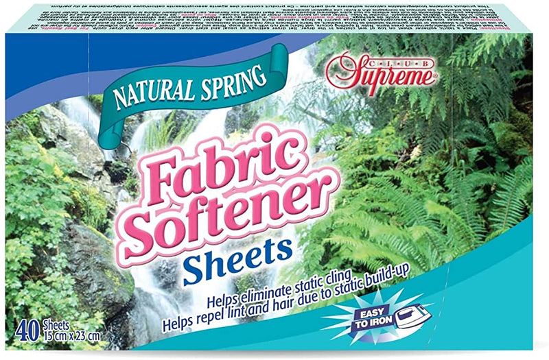 CS NAT SPRING DRYER SHEETS [40 PK]