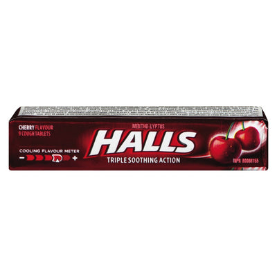 HALLS CHERRY COUGH DROPS [1 PK]