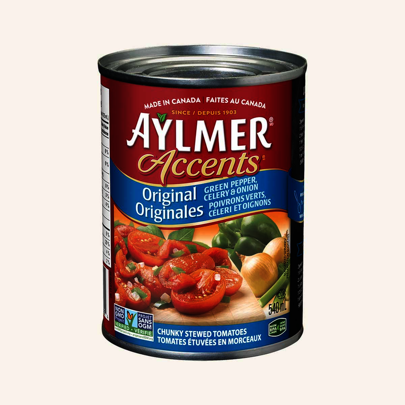 AYLMER ORIG STEW ACENT TOMATO [540 ML] - 2 for $5.00
