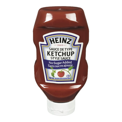 HEINZ KETCHUP NO SGR ADDED [750 ml]