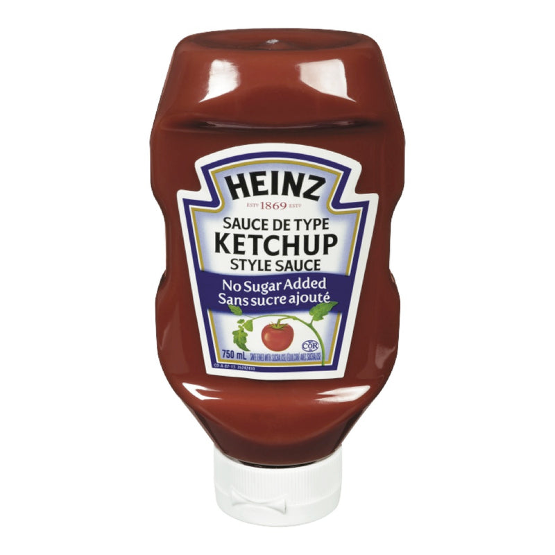HEINZ KETCHUP NO SGR ADDED [750 ml]