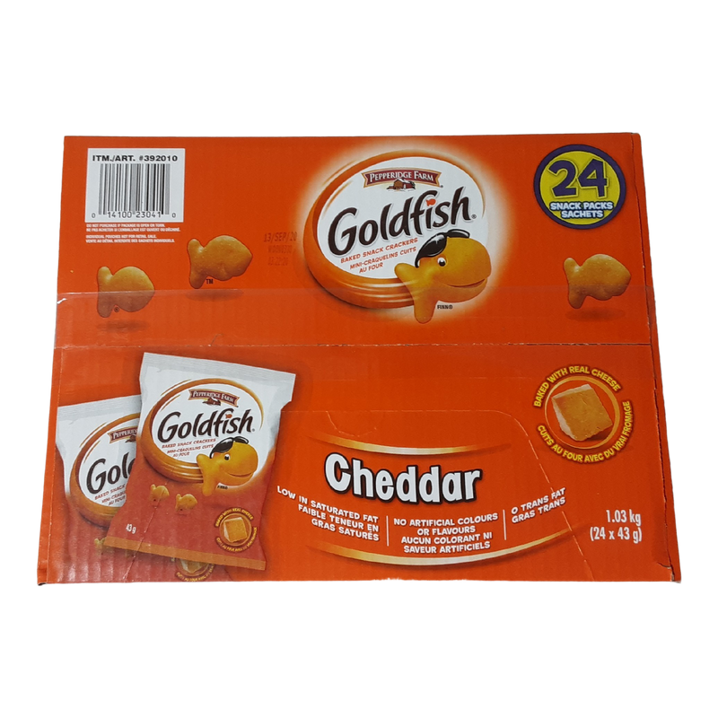 GOLDFISH CHEDDAR 24x43gm [1.03 kg]