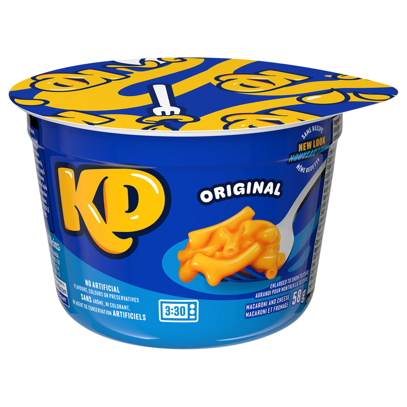 KRAFT DINNER CUPS ORIGINAL [58 GM] - 4 for $5.00