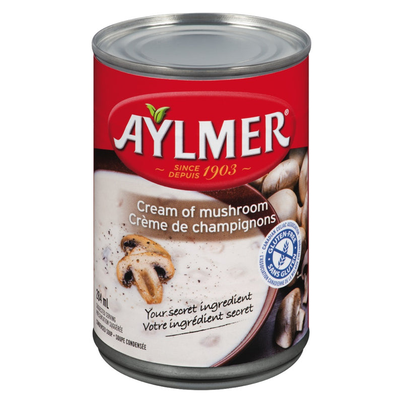 AYLMER CREAM OF MUSHROOM [284 ml] - 4 for $5.00