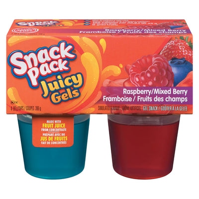 HUNTS JUICY GELS RASP MIX BRRY [4 PK]