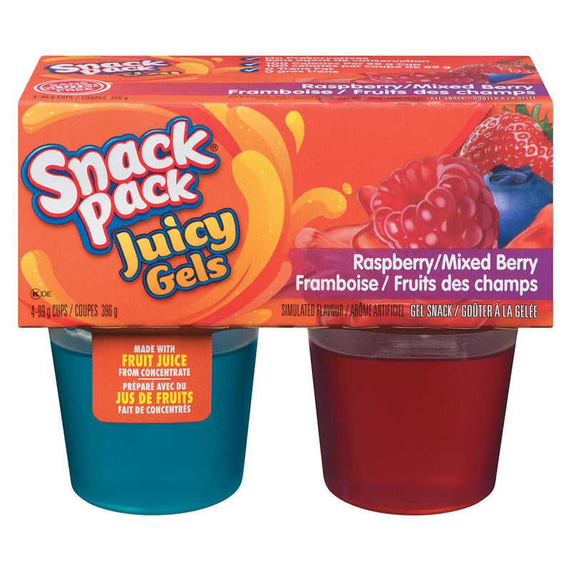 HUNTS JUICY GELS RASP MIX BRRY [4 PK]