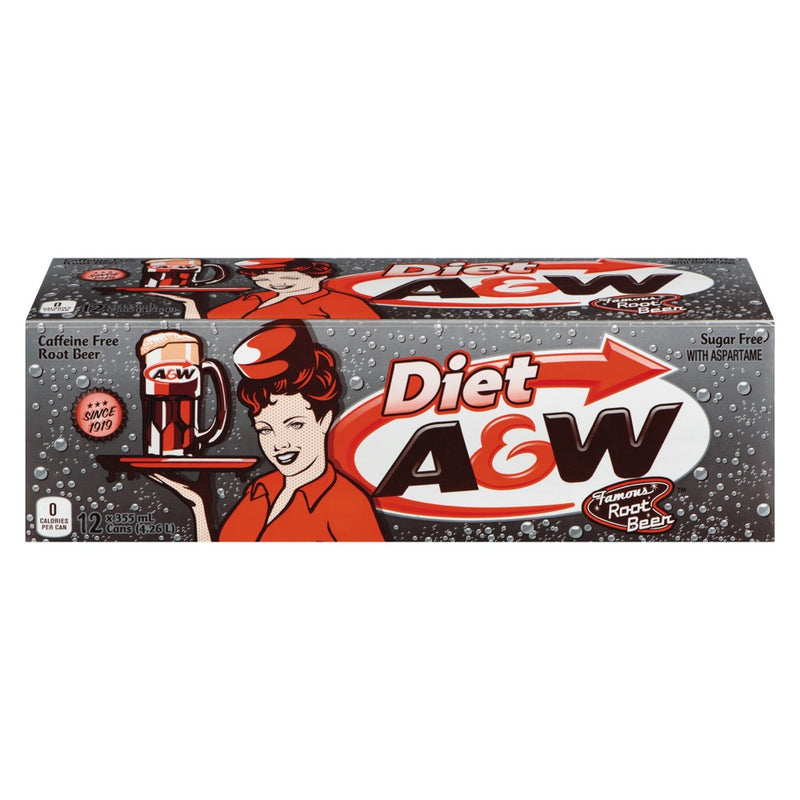 A&W DIET ROOT BEER 12PK [12 PK]