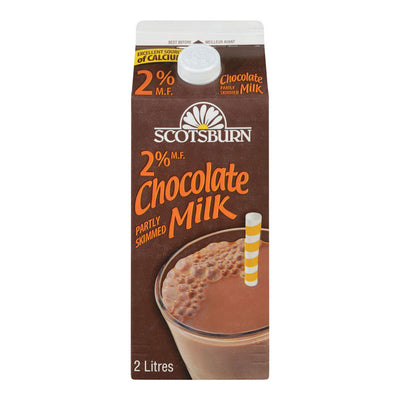 SCOTSBURN MILK 2% CHOC CARTON [2 LT]