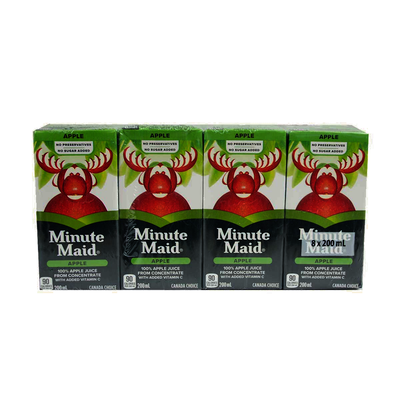 MIN MAID APPLE JUICE [8 PK] - 2 for $7.00