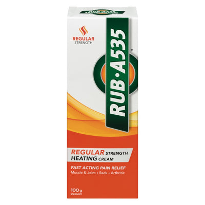 Rub A535 Regular Strength Heating Cream, 100 g