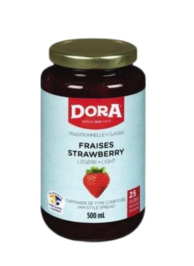DORA LIGHT STRAWBERRY SPREAD [500 ml]