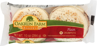 OATRUN FARM CRUMPETS PLAIN [284 GM]