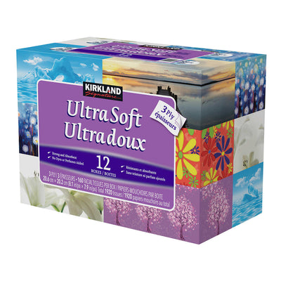 KIRKLAND ULTRA SOFT TISSUE 3PL [12 PK]