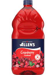 ALLENS CRANBERRY COCKTAIL [1.89 LT]