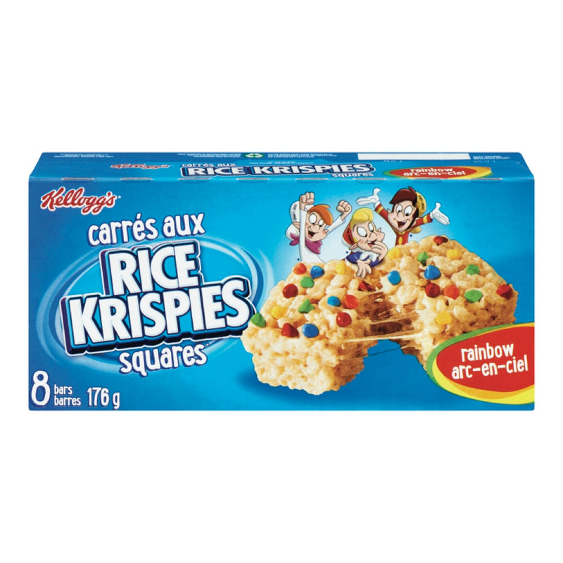 Rice Krispies Squares Rainbow Rice Bars, 176 g