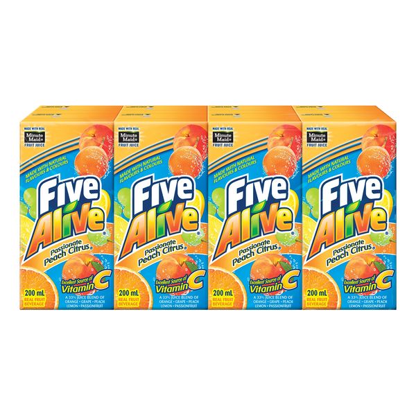 FIVE ALIVE PEACH PASSION [8 PK] - 2 for $7.00