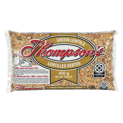 THOMPSONS GREEN LENTILS [450 GM]