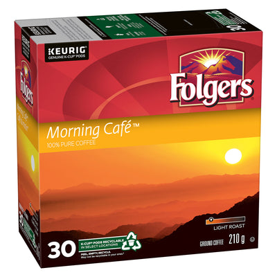 FOLGERS MORNING CAFE K CUP [30 CT]