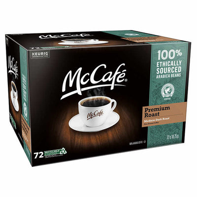 Mccafe Premium Medium Dark Roast Coffee Pods, 72 ct