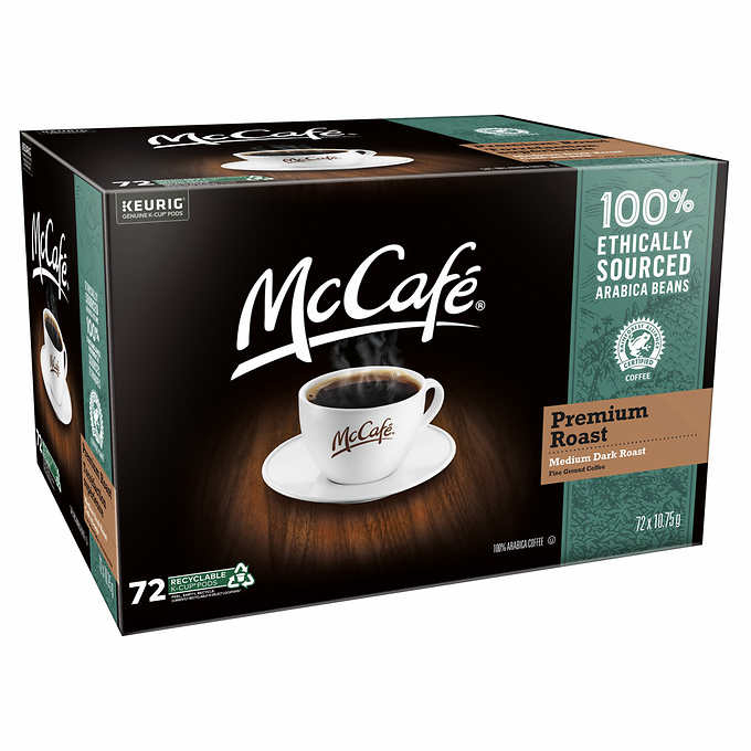 Mccafe Premium Medium Dark Roast Coffee Pods, 72 ct