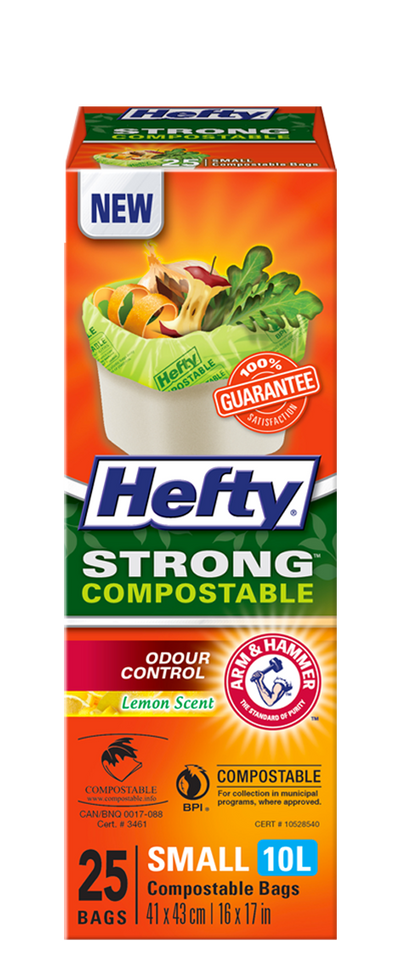 HEFTY COMPOSTABLE BAGS [25 PK]