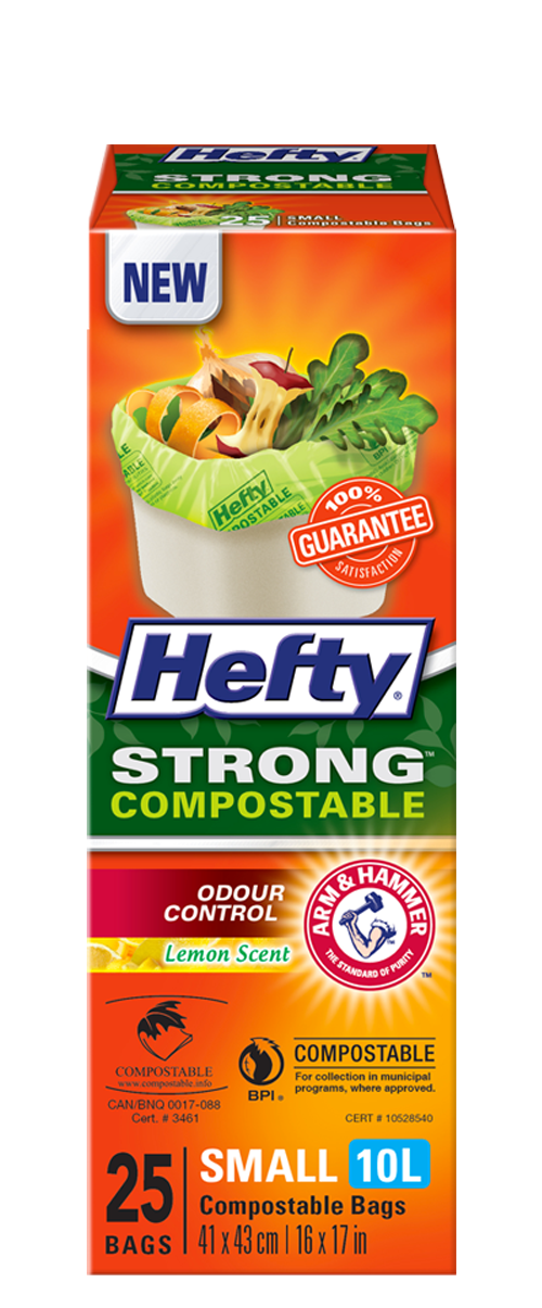 HEFTY COMPOSTABLE BAGS [25 PK]