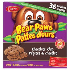 DARE BEAR PAWS CHOCOLATE CHIP [1.44 kg]