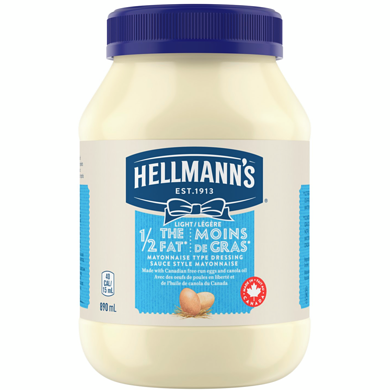 HELLMANNS 1/2 FAT LIGHT MAYO [890 ml]