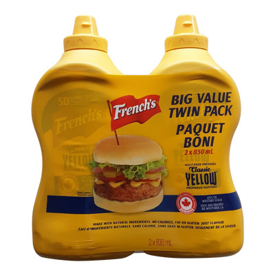 FRENCHS MUSTARD 2x830ml [2 PK]
