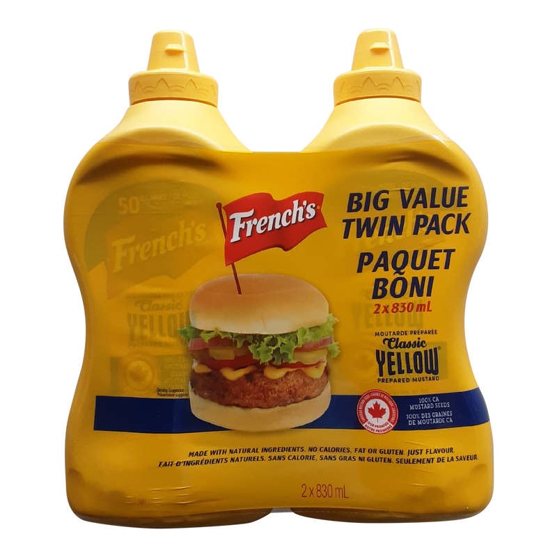 FRENCHS MUSTARD 2x830ml [2 PK]