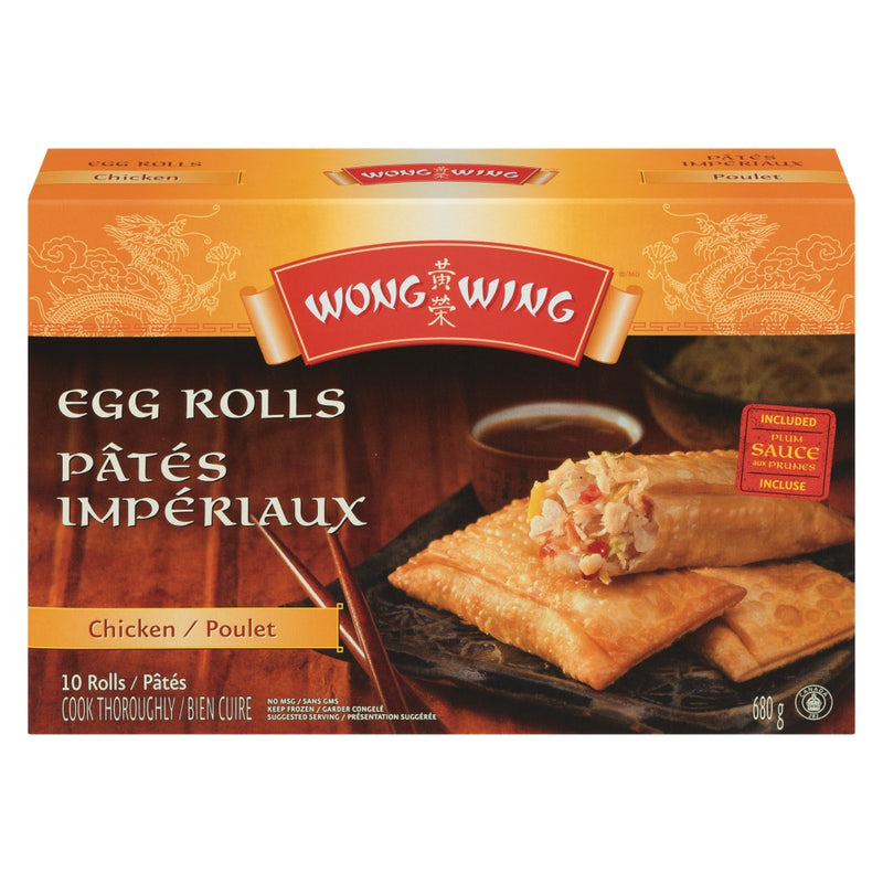 WONG WING CHICKEN EGG ROLLS [1 PK]