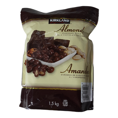 KIRKLAND CHOC COVERED ALMONDS [1.5 kg]