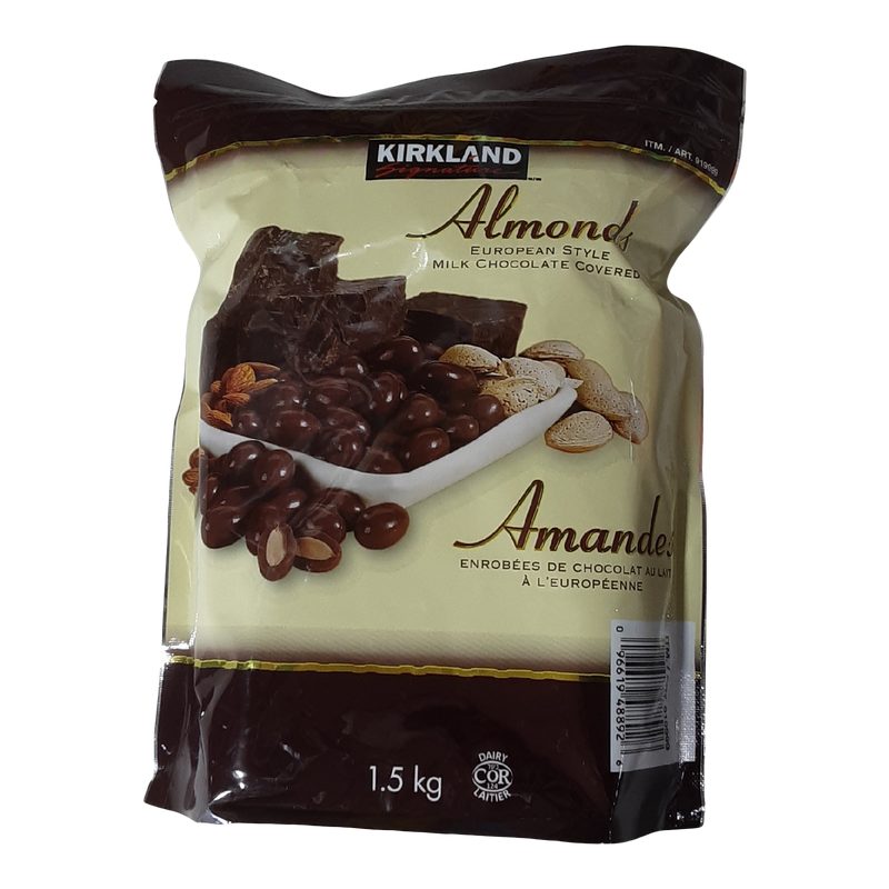 KIRKLAND CHOC COVERED ALMONDS [1.5 kg]
