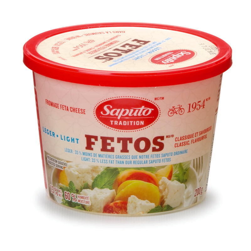 SAPUTO CHEESE FETA LIGHT [200 GM]