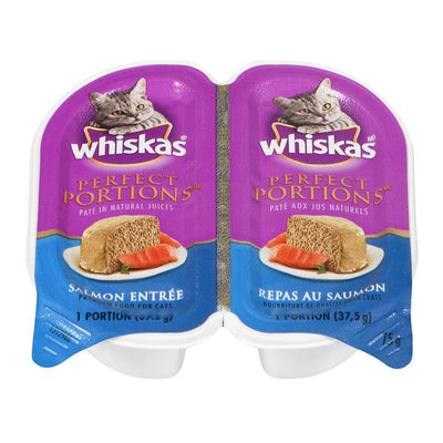 WHISKAS PP SALMON TUB [75 GM]