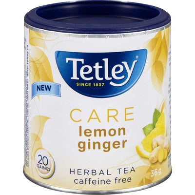 TETLEY CARE LEMON GINGER [20 CT]