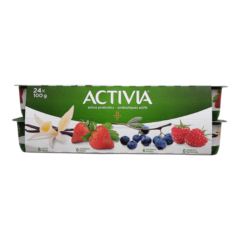 Activia Probiotic Yogurt Variety Pack, 24 ct