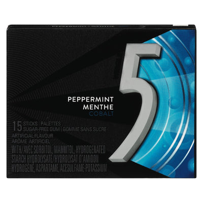 WRIGLEY 5 GUM P/MINT COBALT [15 pk]