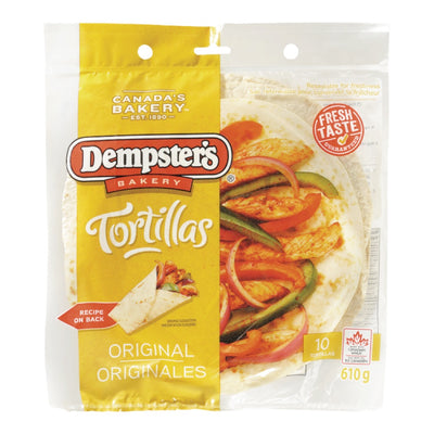 DEMPS 10" PLAIN TORTILLA [6 pk]