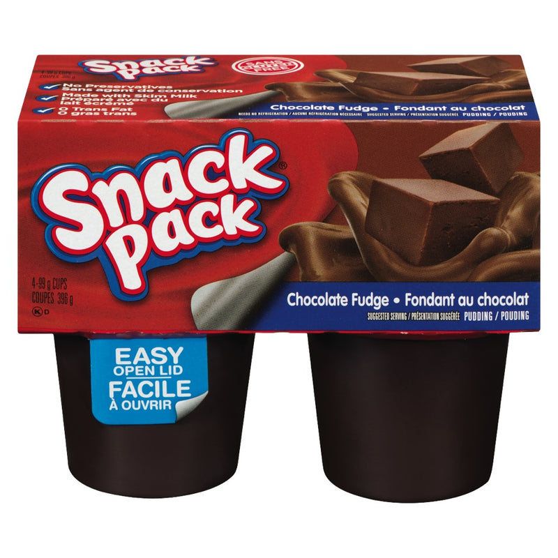 HUNTS PUDDING CHOC FUDGE [4 PK]