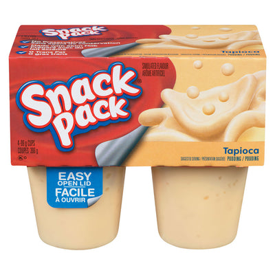 HUNTS PUDDING SNACK TAPIOCA [4 PK]