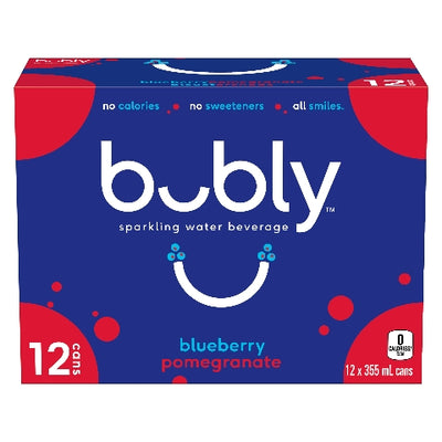 BUBLY SPARKLING BLUEBERRY POM [12 PK] - 2 for $16.00
