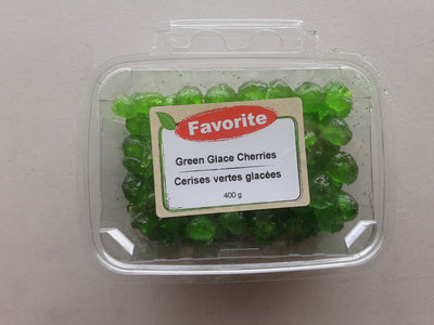 FAVORITE GREEN CHERRIES GLAZED [400 GR]