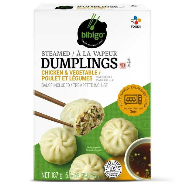 BIBIGO CHK/VEG DUMPLINGS [187 GR]