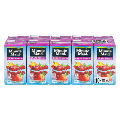 MINUTE MAID GRAPE PUNCH [10 PK] - 2 for $6.50