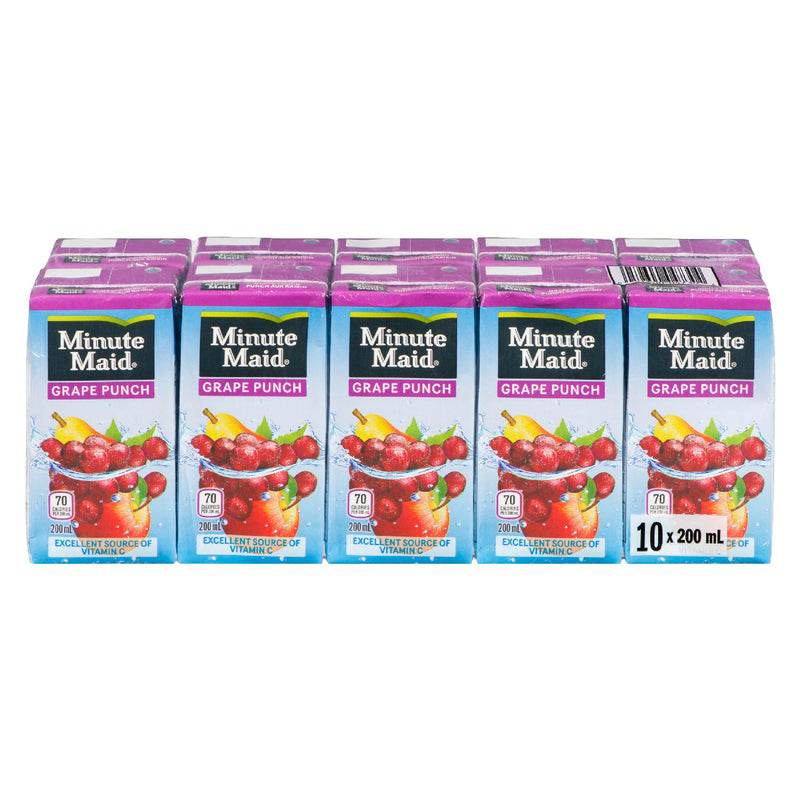 MINUTE MAID GRAPE PUNCH [10 PK] - 2 for $6.50
