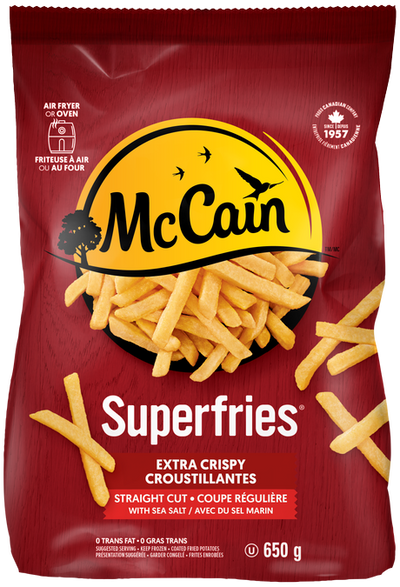 McCAIN FRIES STRAIGHT CUT [650 GM]
